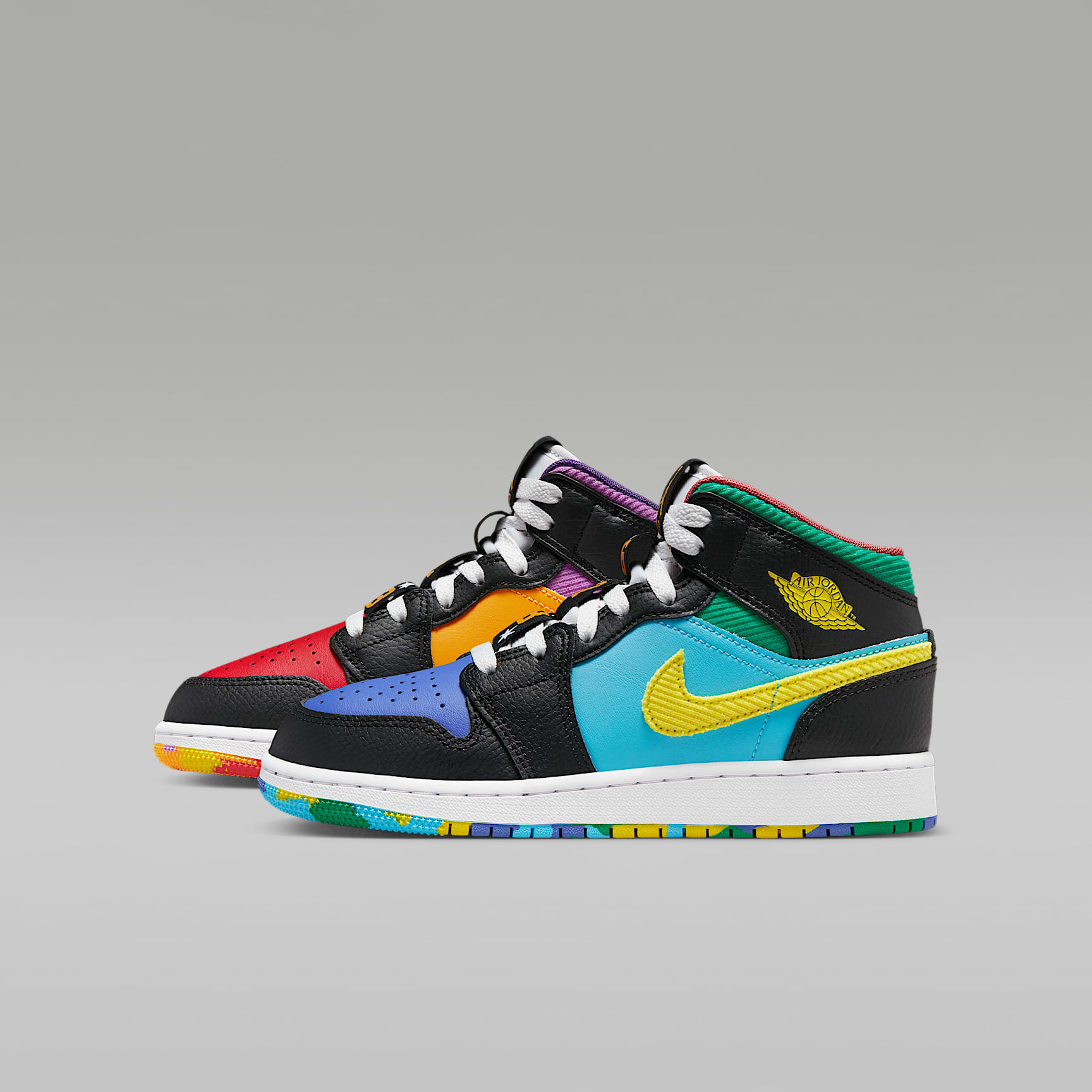 Air Jordan 1 Mid Sneaker School Older Kids' Shoes. Nike ID Air Jordan 1 Mid Sneaker School Older Kids' Shoes. Nike ID